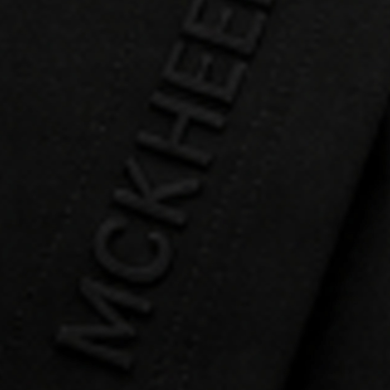 MCKHEER Be Different Front Print Tee - Siyah