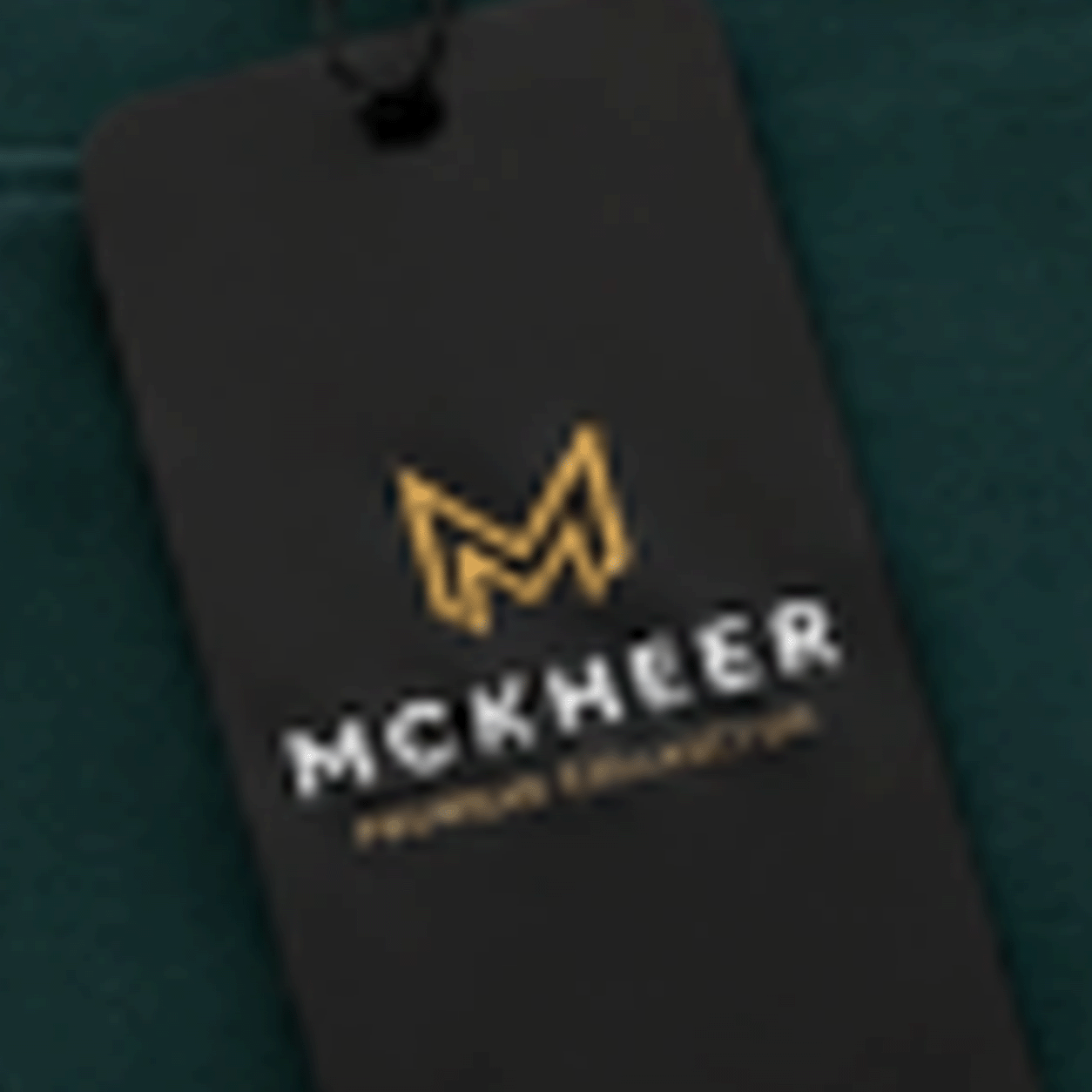 MCKHEER Be Different Front Print Tee - Petrol Yeşili